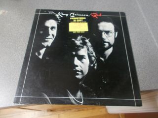 King Crimson Red Suggested Cuts Promo Sticker Lp 1974 Atlantic