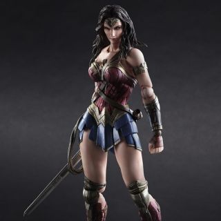 Anime Play Arts Pa Kai Dawn Of Justice - - Wonder Woman Pvc Action Figure No Box