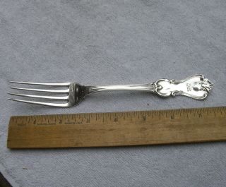 Whiting Sterling Prince Albert (1855) Dinner Fork - 7 5/8 Inch - Stag Crest