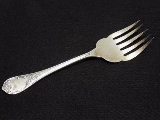 Vintage Christofle Silver Plate 8 - 1/2 " Serving Fork