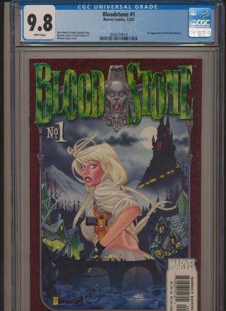 Marvel Comics Bloodstone 1 2001 Cgc 9.  8 White Pages 1st App Of Elsa Bloodstone