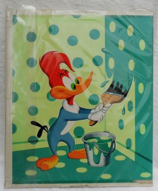 1950s Woody Woodpecker Artwork - With Coloring Book