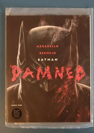 Batman Damned 1 First Printing Uncensored - Bermejo Cover Nm