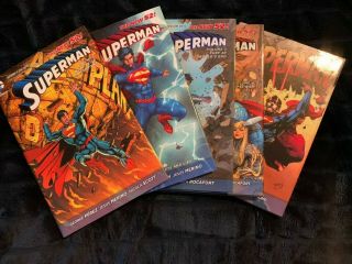 Superman Hc Vol 1 2 3 4 5 52 Dc Comics 10 (ten) Hardcovers Total