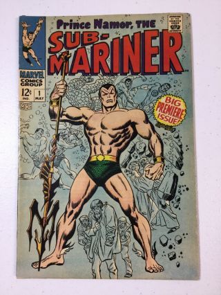 Prince Namor The Sub - Mariner 1 Marvel Comics Origin 1st Appearance In Own Title