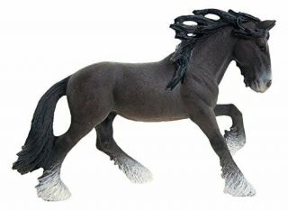 Shire Stallion By Schleich/ Toy/ Horse/ 13734/ With Tag/ Retired