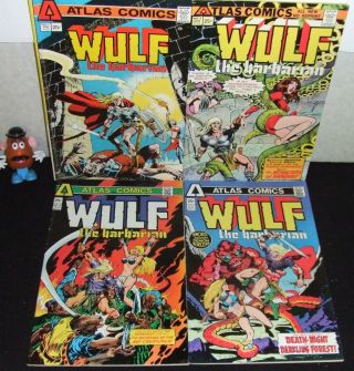 Wulf The Barbarian Full 4 Issue Set 1 - 4 Atlas 