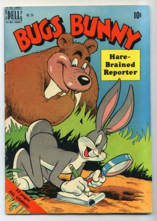 Four Color 274 Bugs Bunny 13 (warner Bros) Dell Comics Fn,  {randy 