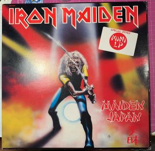 Iron Maiden Mini Lp,  Maiden Japan,  Recorded Live In Nagoya In 1981