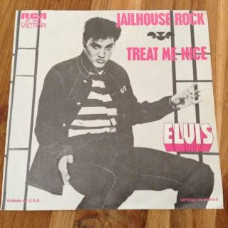 Elvis Presley Jailhouse Rock Mexican 45 Rca Sp - 4845