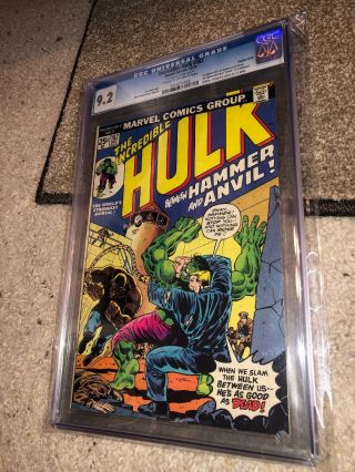 Incredible Hulk 182 Cgc 9.  2 C/ow Double Cover