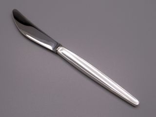 Georg Jensen Cypress Pattern Sterling Silver Butter Knife Spreader 6 3/4 Inch