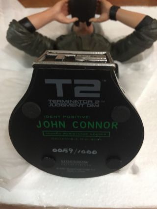 Sideshow Terminator 2 Judgement Day John Connor Bust Exclusive 59/1000 - - - 7