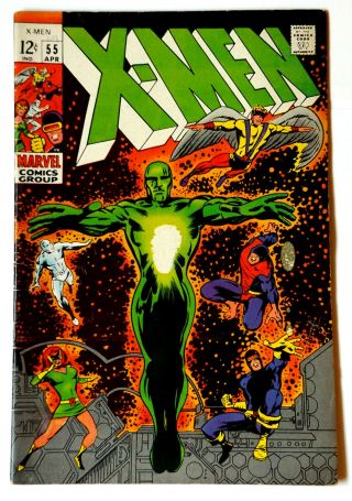 Marvel 1969 X - Men 55 Alex Summers Discovers He Is A Mutant Steranko 5.  0 Havoc