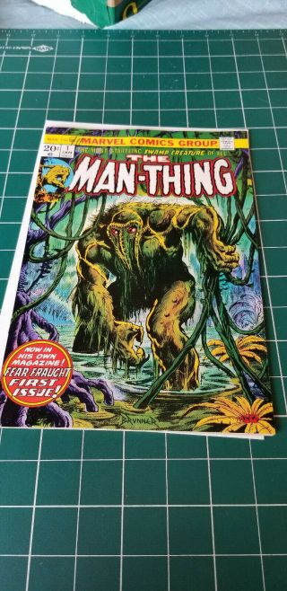 The Man - Thing 1 1974 Marvel 2nd App Howard The Duck 8.  5