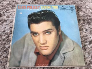 Elvis Presley Lp : Loving You,  Rca Lpm - 1515,  1957,  Long Play