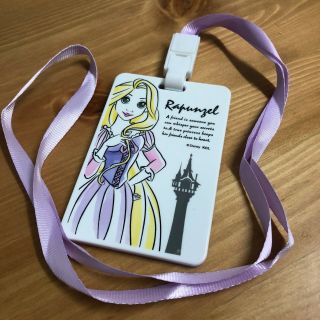 Disney Princess Rapunzel Lanyard Id Pass Card Holder Case