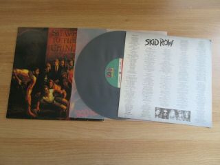 Skid Row - Slave To The Grind 11 Tracks Rare Korea Orig Lp 4 Pages Insert 1991