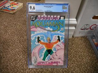 Aquaman Special 1 Cgc 9.  6 Dc 1988 Spirit And Flesh Nm White Pgs Movie Jla