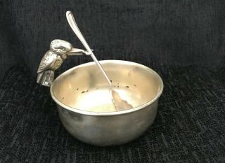 Vintage Hecworth Kingfisher Silver Epns Sugar Bowl Adelaide 1930