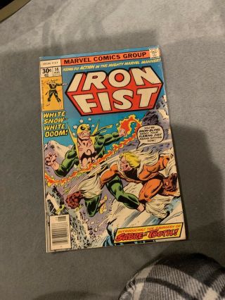 Iron Fist 14 (aug 1977,  Marvel) 1st Sabretooth " Key”