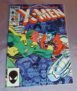 Uncanny X - Men 191 Hand - Signed By John Romita Jr In 1986,  Chris Claremont