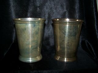 2 Silver Julep Cups - International Silver Co.  Usa