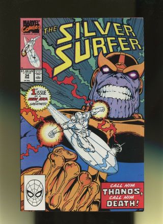 Sliver Surfer 34 Nm 9.  4 1 Book Marvel Thanos Resurrection Jim Starlin