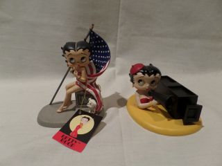 Betty Boop Unique Figurines - - Set Of Two