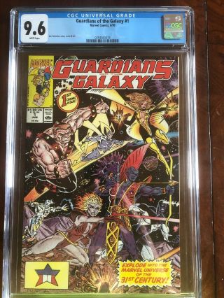 Guardians Of The Galaxy 1 1990 Cgc 9.  6 Marvel