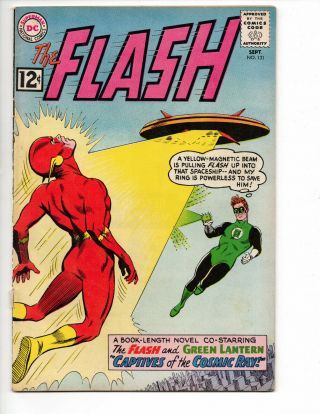 The Flash 131 (1962 Dc Comics) - Green Lantern; 1st App.  The Myrmitons