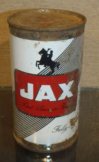 1950s Jax Flat Top Beer Can Jackson Orleans Louisiana 65 Years Black Horse