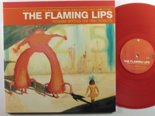 Flaming Lips Yoshimi Battles The Pink Robots Warner Bros Lp Nm Germany Red Vinyl