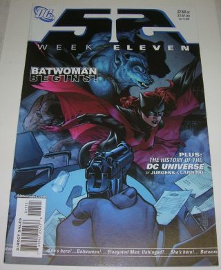 52 11 Week Eleven (dc Comics 2006) 1st Full App Of Kate Kane As Batwoman (fn, )