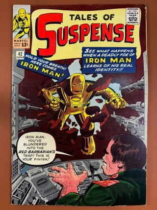 Tales Of Suspense 42 Marvel Comics Iron Man Appearance Silver Age