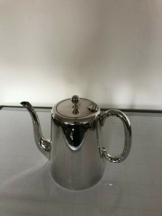 Lovely Hotel Ware Silver Plated Tea Pot 2 Pint Capacity H L & Co (sptp U41)