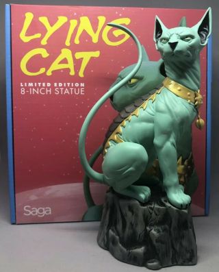 Saga Lying Cat Statue Image Skybound - Sdcc Comic Con Brian Vaughn Fiona Staples