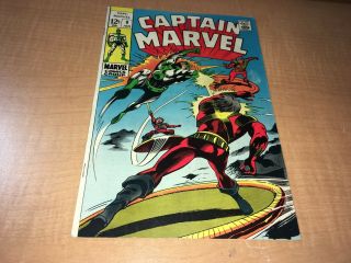 Captain Marvel 1969 Marvel Comic Books Issue 9 Fg