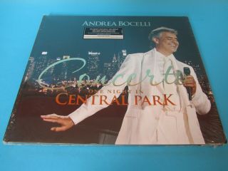 Andrea Bocelli Concerto One Night In Central Park 2 Cd 2 Dvd 1 Poster