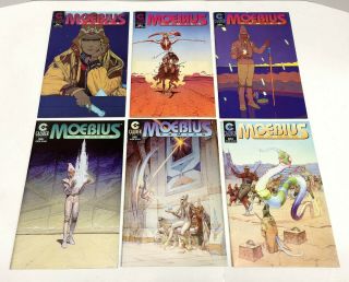 Moebius Comics 1 2 3 4 5 6 (1996) Complete Series 1 - 6 Caliber Comics Vf/nm