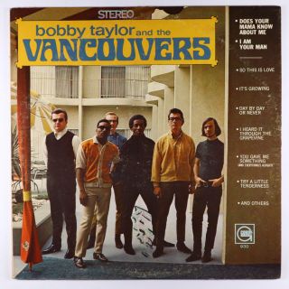 Bobby Taylor & The Vancouvers - S/t Lp - Gordy Vg,