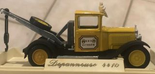 AGE D ' OR SOLIDO DEPANNEUSE 4410 S.  O.  S.  CITROEN YELLOW PICK - UP IN CASE 3