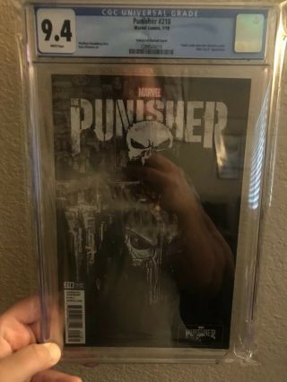 The Punisher 218 Nm 1st Print Marvel Jon Bernthal Netflix Variant Broken Corner