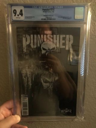 The Punisher 218 NM 1st Print Marvel Jon Bernthal Netflix Variant Broken Corner 3