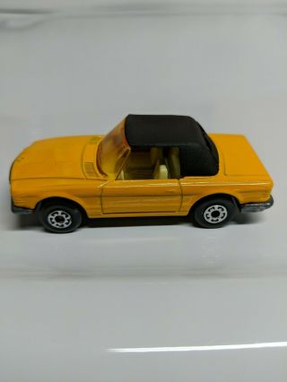 Lesney Matchbox Superfast Mercedes 350 SL No.  6 Yellow Made in United Kingdom 4