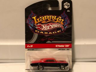 Hot Wheels There Is Garage 67 Pontiac Gto 6/20 In Series Black And Red Variation