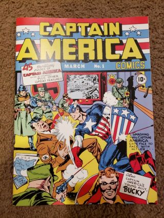 Captain America Comics 1 1941 Custom Made Cover Reprint