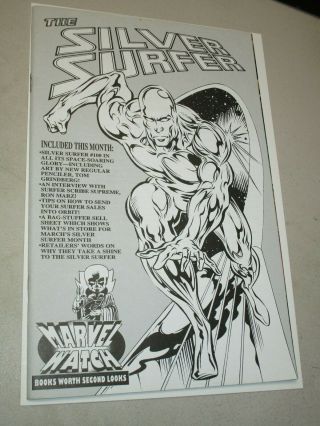 Marvel Comics Silver Surfer 100 Marvel Watch Variant Cover Rare Thanos 9.  8