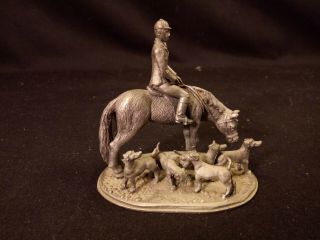 To The Hounds Pewter Statue Mark Models Ltd 107 Of 500