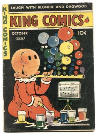 King Comics 114 1945 - Popeye - Phantom Vg